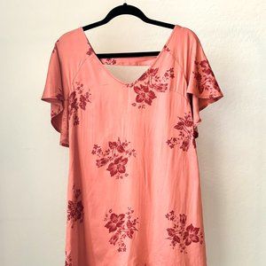 BILLABONG Floral Beach Mini Dress with Open Back S